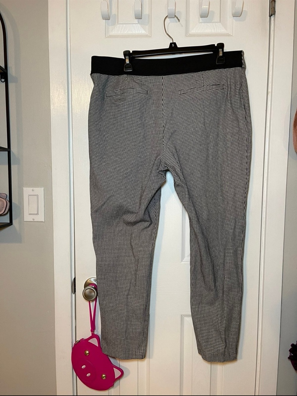 A New Day Houndstooth Skinny Ankle Pants Size 16 Pull On - Picture 2 of 3